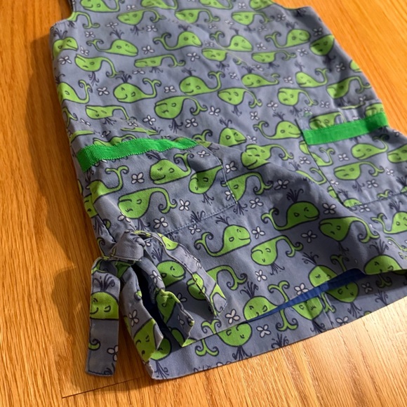 Lilly Pulitzer Little Girl Whale Print Sleeveless Dress - Picture 4 of 9